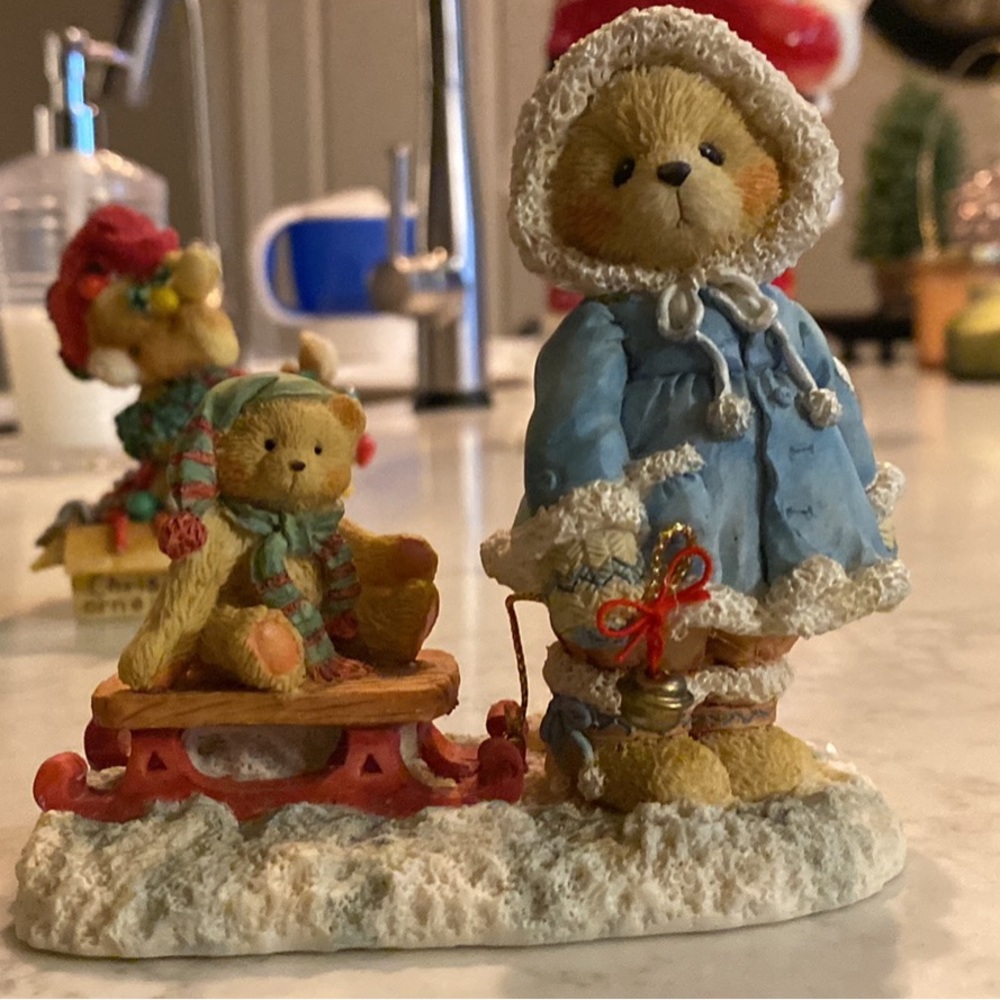 Cherished Teddies and little reindeer